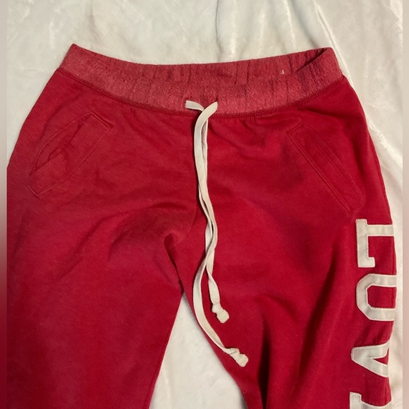 Rare PINK Victoria's Secret Red Pants Set - Picture 9 of 11